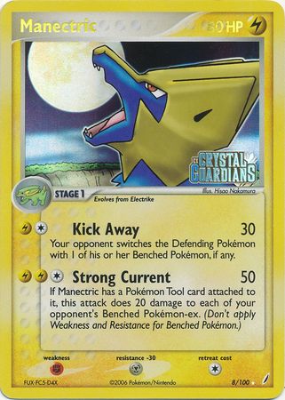 Manectric (8/100) (Stamped) [EX: Crystal Guardians] - The Mythic Store | 24h Order Processing