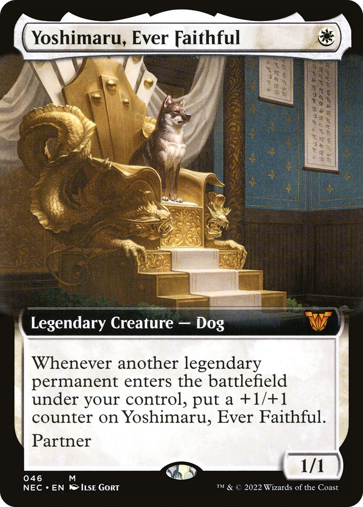 Yoshimaru, Ever Faithful (Extended Art) [Kamigawa: Neon Dynasty Commander] - The Mythic Store | 24h Order Processing