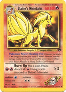 Blaine's Ninetales (21/132) [Gym Challenge Unlimited] - The Mythic Store | 24h Order Processing