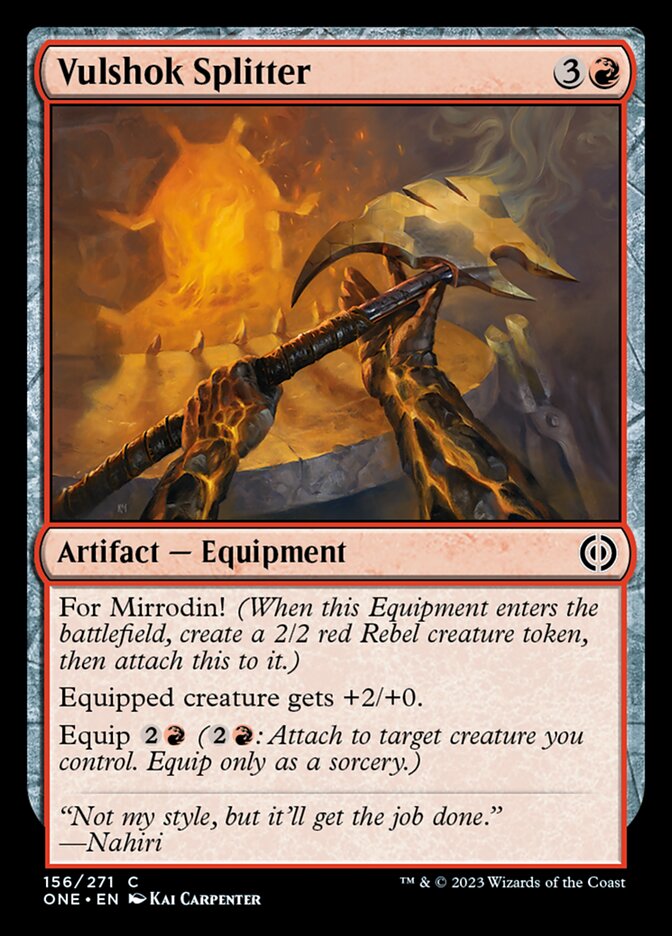 Vulshok Splitter [Phyrexia: All Will Be One] - The Mythic Store | 24h Order Processing