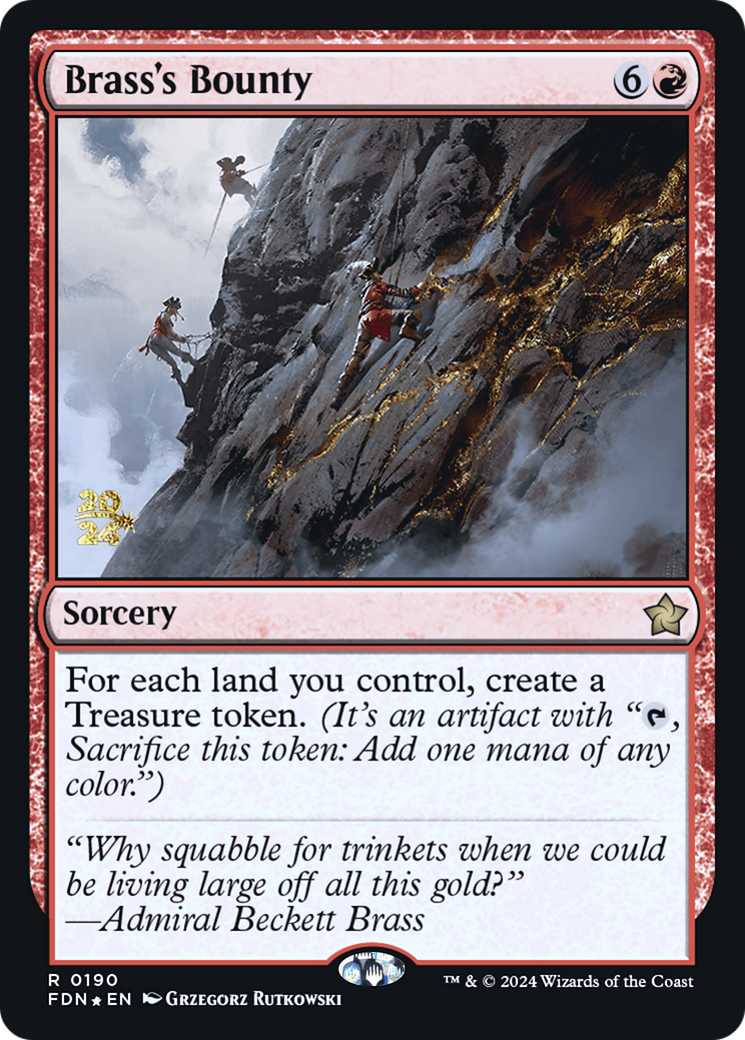 Brass's Bounty [Foundations Prerelease Promos] - The Mythic Store | 24h Order Processing