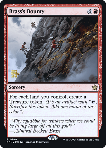 Brass's Bounty [Foundations Prerelease Promos] - The Mythic Store | 24h Order Processing