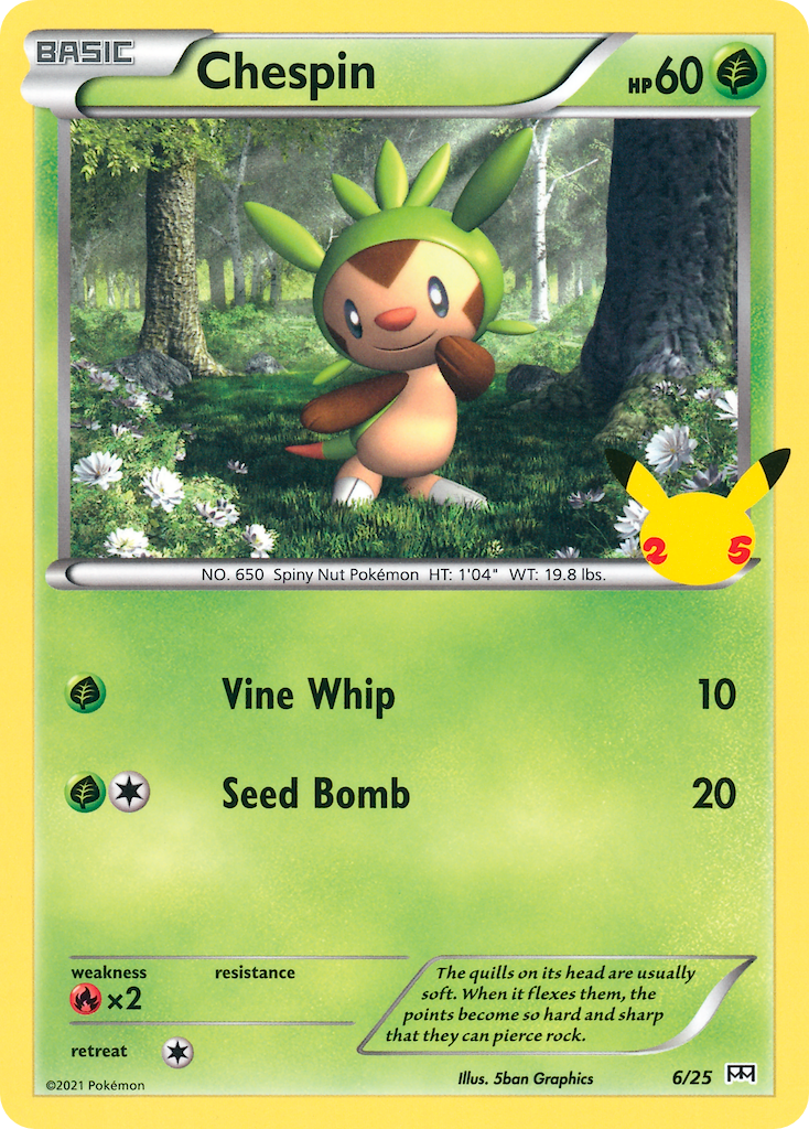 Chespin (6/25) [McDonald's 25th Anniversary] - The Mythic Store | 24h Order Processing