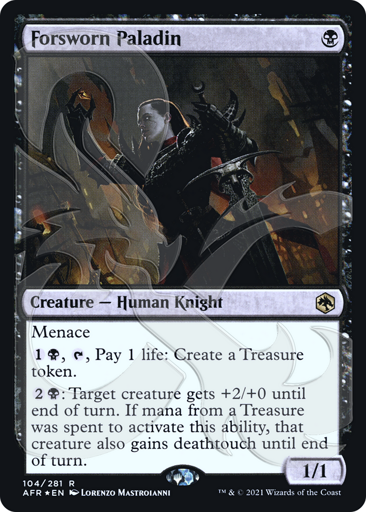 Forsworn Paladin (Ampersand Promo) [Dungeons & Dragons: Adventures in the Forgotten Realms Promos] - The Mythic Store | 24h Order Processing