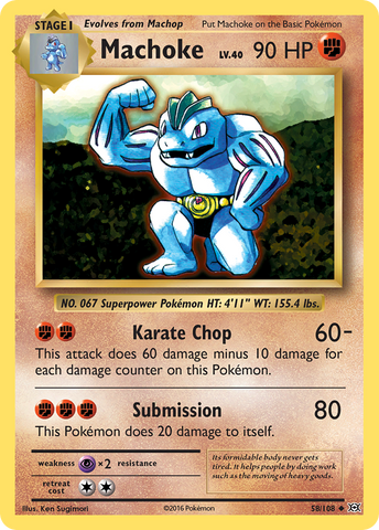 Machoke (58/108) [XY: Evolutions] - The Mythic Store | 24h Order Processing