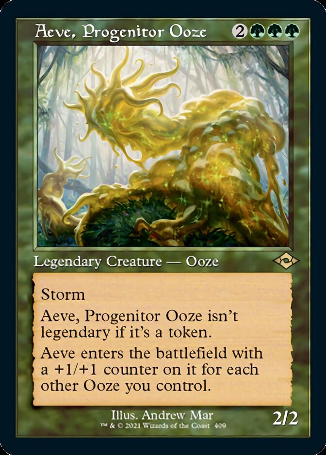 Aeve, Progenitor Ooze (Retro Foil Etched) [Modern Horizons 2] - The Mythic Store | 24h Order Processing