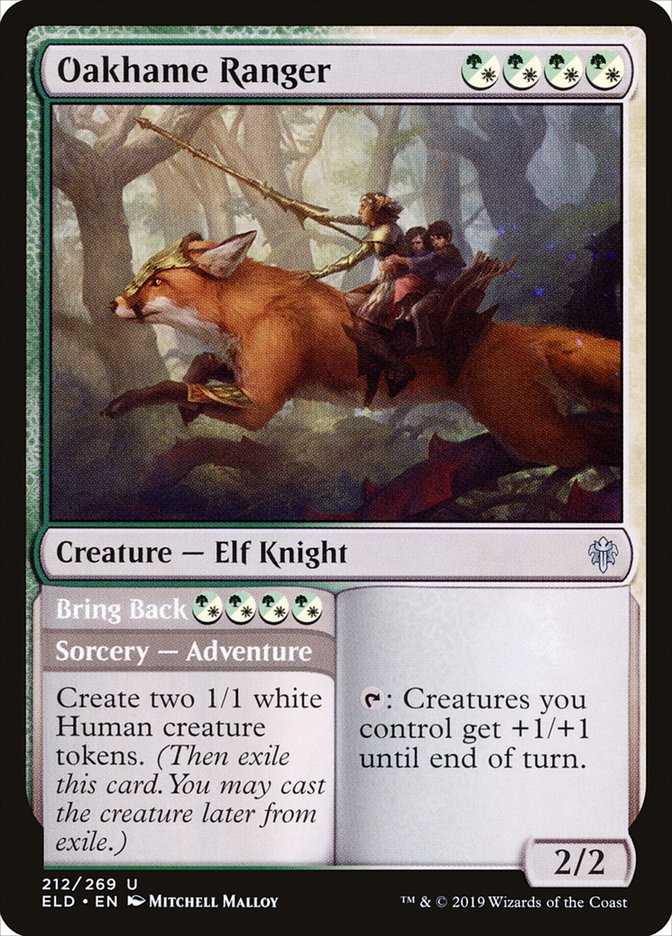 Oakhame Ranger // Bring Back [Throne of Eldraine] - The Mythic Store | 24h Order Processing