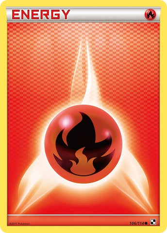 Fire Energy (106/114) [Black & White: Base Set] - The Mythic Store | 24h Order Processing