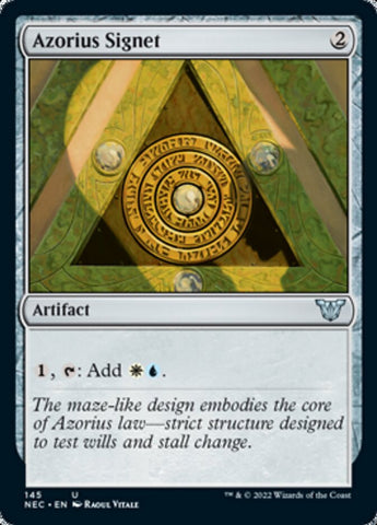 Azorius Signet [Kamigawa: Neon Dynasty Commander] - The Mythic Store | 24h Order Processing