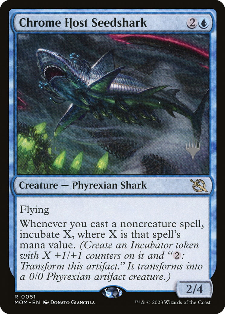 Chrome Host Seedshark (Promo Pack) [March of the Machine Promos] - The Mythic Store | 24h Order Processing