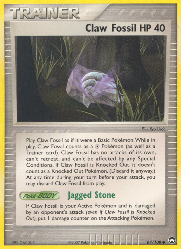 Claw Fossil (84/108) [EX: Power Keepers] - The Mythic Store | 24h Order Processing
