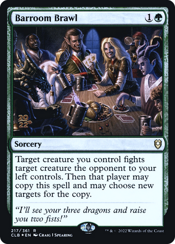 Barroom Brawl [Commander Legends: Battle for Baldur's Gate Prerelease Promos] - The Mythic Store | 24h Order Processing