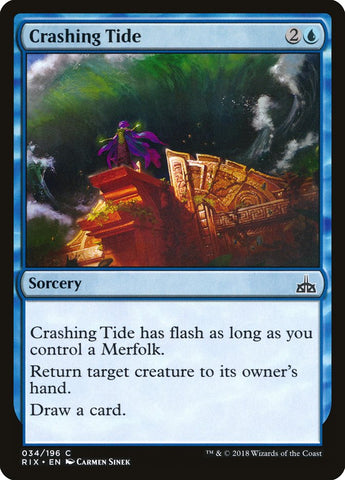 Crashing Tide [Rivals of Ixalan] - The Mythic Store | 24h Order Processing
