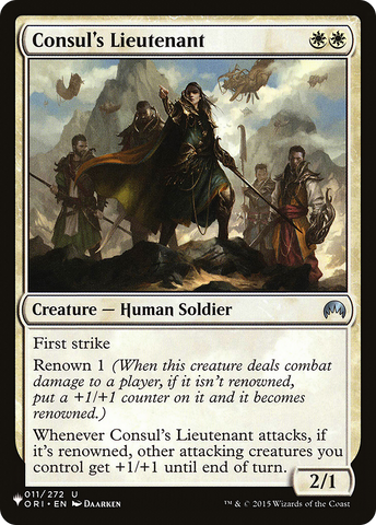Consul's Lieutenant [The List] - The Mythic Store | 24h Order Processing