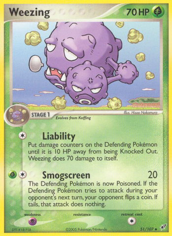 Weezing (51/107) [EX: Deoxys] - The Mythic Store | 24h Order Processing