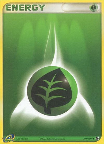 Grass Energy (104/109) [EX: Ruby & Sapphire] - The Mythic Store | 24h Order Processing