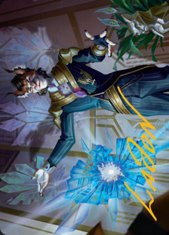 Kros, Defense Contractor Art Card (Gold-Stamped Signature) [Streets of New Capenna Art Series] - The Mythic Store | 24h Order Processing