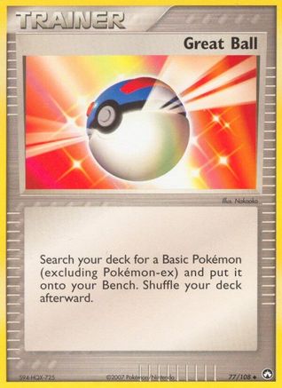 Great Ball (77/108) [EX: Power Keepers] - The Mythic Store | 24h Order Processing