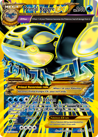 Primal Kyogre EX (96/98) [XY: Ancient Origins] - The Mythic Store | 24h Order Processing