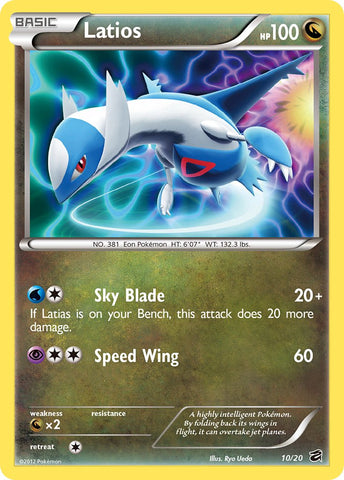 Latios (10/20) [Black & White: Dragon Vault] - The Mythic Store | 24h Order Processing