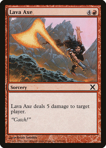 Lava Axe [Tenth Edition] - The Mythic Store | 24h Order Processing