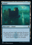 Island (455) [Commander Legends: Battle for Baldur's Gate] - The Mythic Store | 24h Order Processing