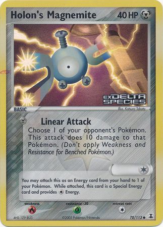 Holon's Magnemite (70/113) (Stamped) [EX: Delta Species] - The Mythic Store | 24h Order Processing