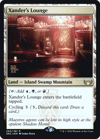Xander's Lounge [Streets of New Capenna Prerelease Promos] - The Mythic Store | 24h Order Processing
