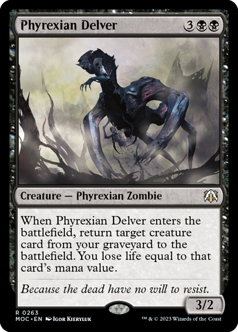 Phyrexian Delver [March of the Machine Commander] - The Mythic Store | 24h Order Processing
