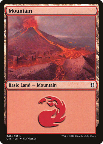 Mountain (348) [Commander 2016] - The Mythic Store | 24h Order Processing