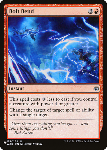 Bolt Bend [The List] - The Mythic Store | 24h Order Processing