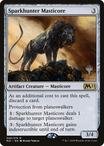 Sparkhunter Masticore (Promo Pack) [Core Set 2021 Promos] - The Mythic Store | 24h Order Processing