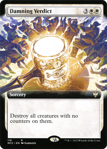 Damning Verdict (Extended Art) [Streets of New Capenna Commander] - The Mythic Store | 24h Order Processing
