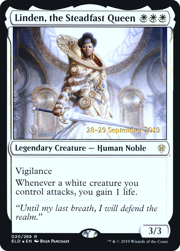 Linden, the Steadfast Queen [Throne of Eldraine Prerelease Promos] - The Mythic Store | 24h Order Processing