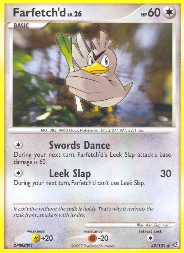 Farfetch'd (49/132) [Diamond & Pearl: Secret Wonders] - The Mythic Store | 24h Order Processing