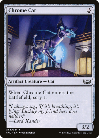 Chrome Cat [Streets of New Capenna] - The Mythic Store | 24h Order Processing