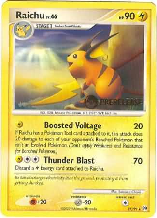 Raichu (27/99) (Prerelease Promo) [Nintendo: Black Star Promos] - The Mythic Store | 24h Order Processing