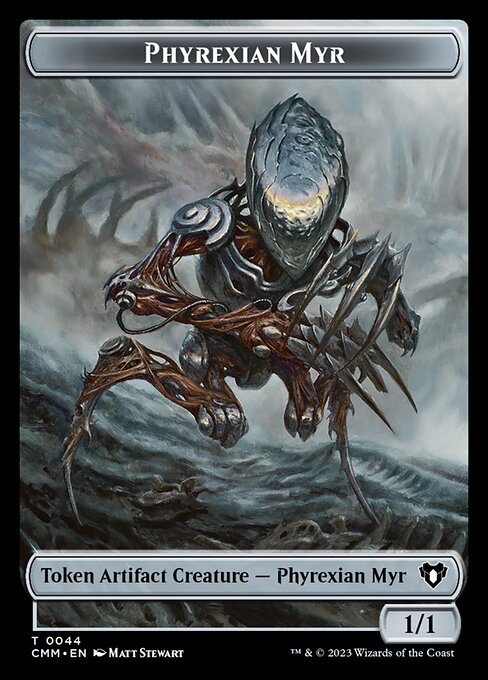 Human Soldier // Phyrexian Myr Double-Sided Token [Commander Masters Tokens] - The Mythic Store | 24h Order Processing