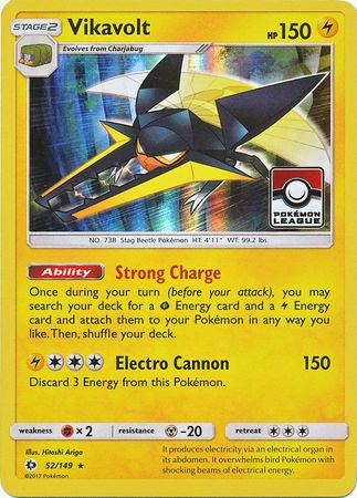 Vikavolt (52/149) (League Promo) [Sun & Moon: Base Set] - The Mythic Store | 24h Order Processing