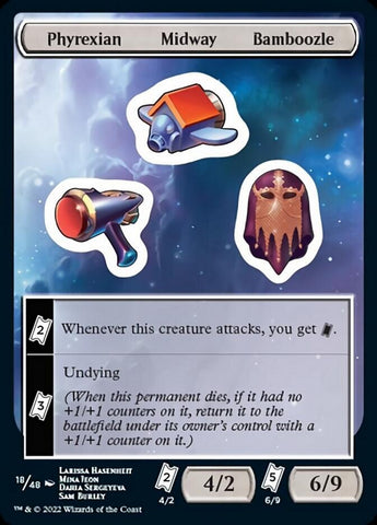 Phyrexian Midway Bamboozle [Unfinity Stickers] - The Mythic Store | 24h Order Processing