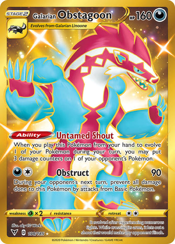 Galarian Obstagoon (198/185) [Sword & Shield: Vivid Voltage] - The Mythic Store | 24h Order Processing