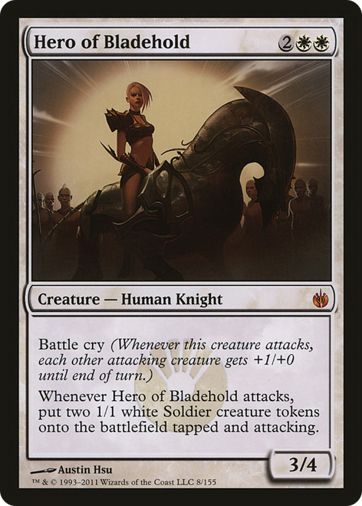 Hero of Bladehold (Mirrodin Besieged) (Oversized) [Oversize Cards] - The Mythic Store | 24h Order Processing