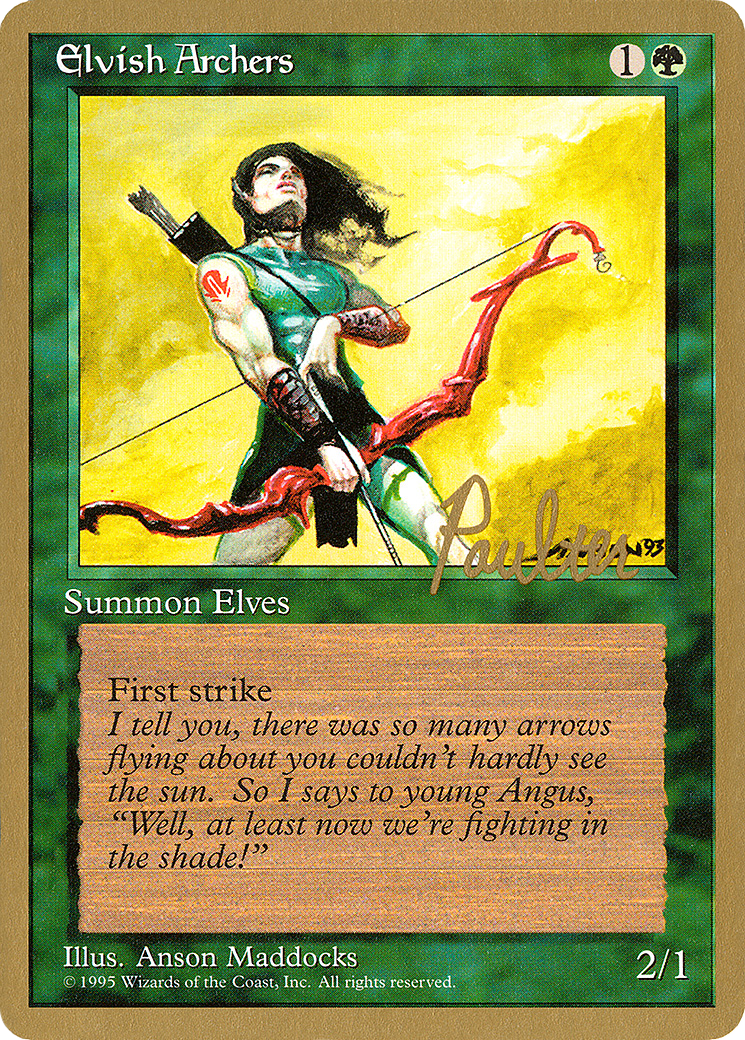 Elvish Archers (Preston Poulter) [Pro Tour Collector Set] - The Mythic Store | 24h Order Processing