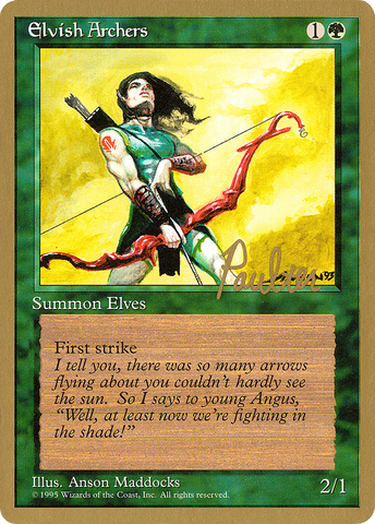 Elvish Archers (Preston Poulter) [Pro Tour Collector Set] - The Mythic Store | 24h Order Processing