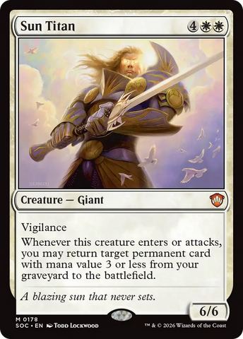 Sun Titan [Secrets of Strixhaven Commander] - The Mythic Store | 24h Order Processing