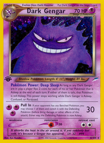 Dark Gengar (6/105) [Neo Destiny 1st Edition] - The Mythic Store | 24h Order Processing