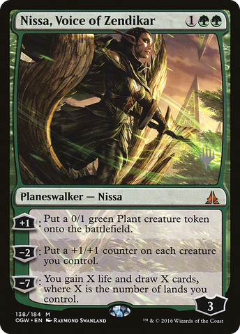 Nissa, Voice of Zendikar (Promo Pack) [Oath of the Gatewatch Promos] - The Mythic Store | 24h Order Processing