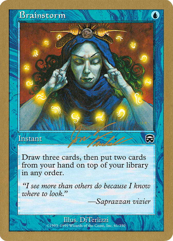 Brainstorm (Jon Finkel) [World Championship Decks 2000] - The Mythic Store | 24h Order Processing