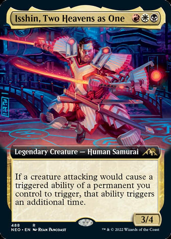Isshin, Two Heavens as One (Extended Art) [Kamigawa: Neon Dynasty] - The Mythic Store | 24h Order Processing