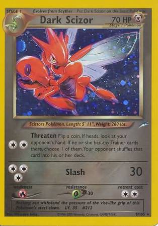 Dark Scizor (9/105) [Neo Destiny Unlimited] - The Mythic Store | 24h Order Processing